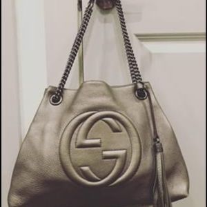 Gucci soho metallic bag